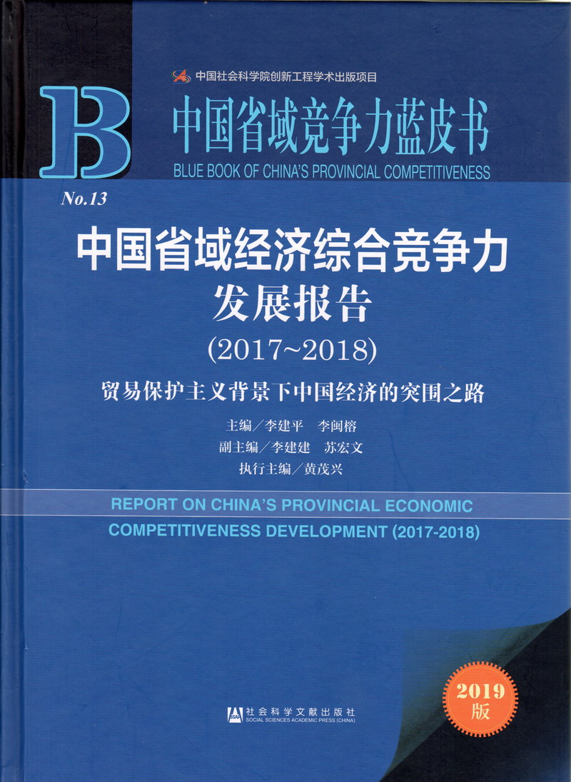 肏臭骚屄片看看中国省域经济综合竞争力发展报告（2017-2018）